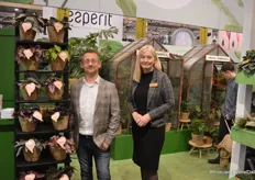 Richard Venema and Sophie Venema with Smits Kwekerijen, one of the biggest plant growers of the Netherlands. Recently, Smits Kwekerijen joined Plant World, a fusion of 4 tropical plant growers.